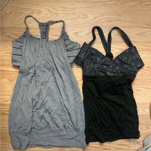 Two lululemon tank tops - built in bra